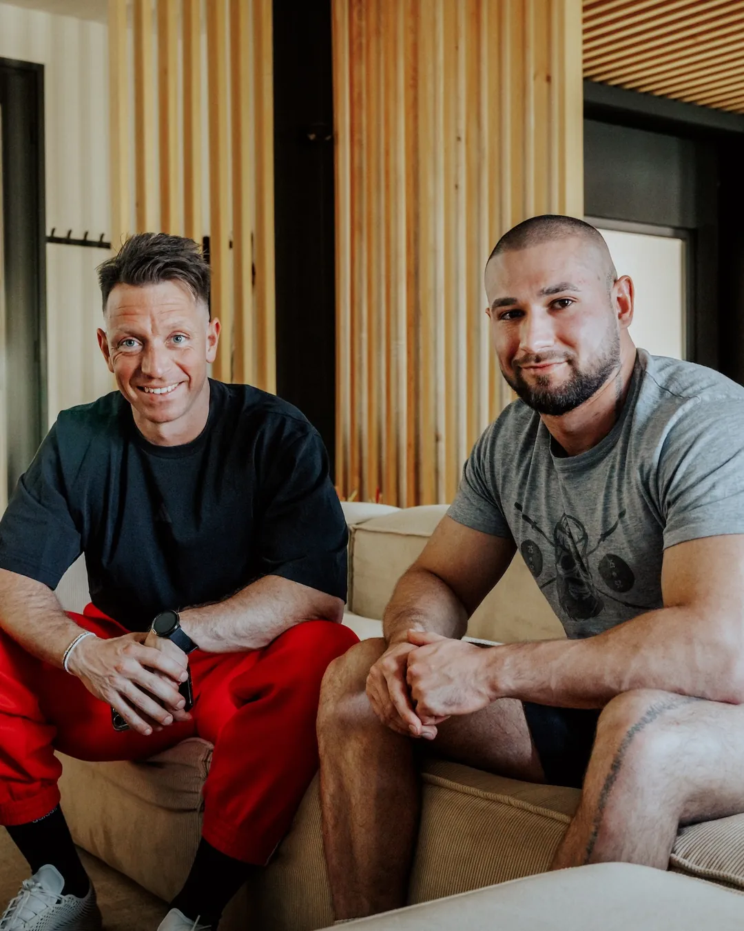 Ren&eacute; Vogel und Bennit Fahl, die Trainer von Nordic Heat Performance